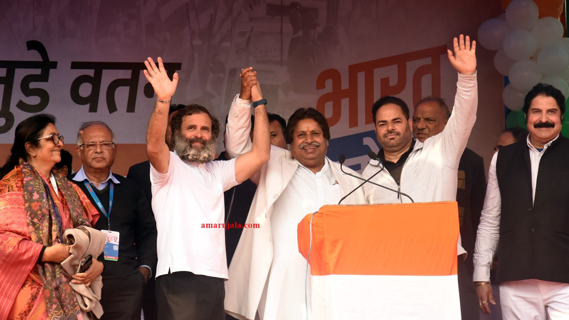 Bharat Jodo Yatra reached Jammu  rahul gandhi addresses public meeting 24 jan move from Nagrota