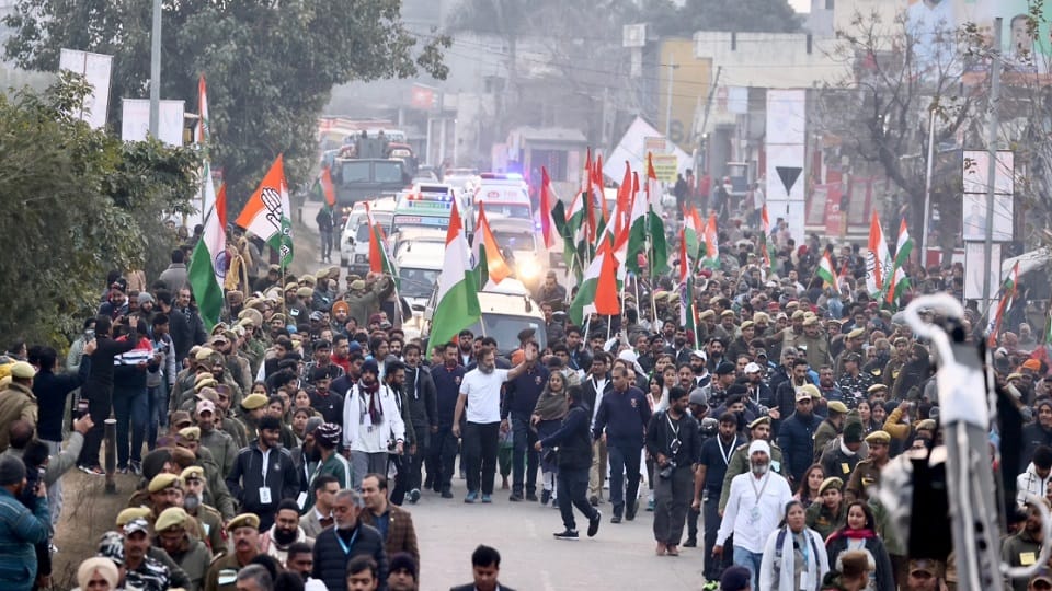 Udhampur: Traffic police issued advisory regarding Bharat Jodo Yatra