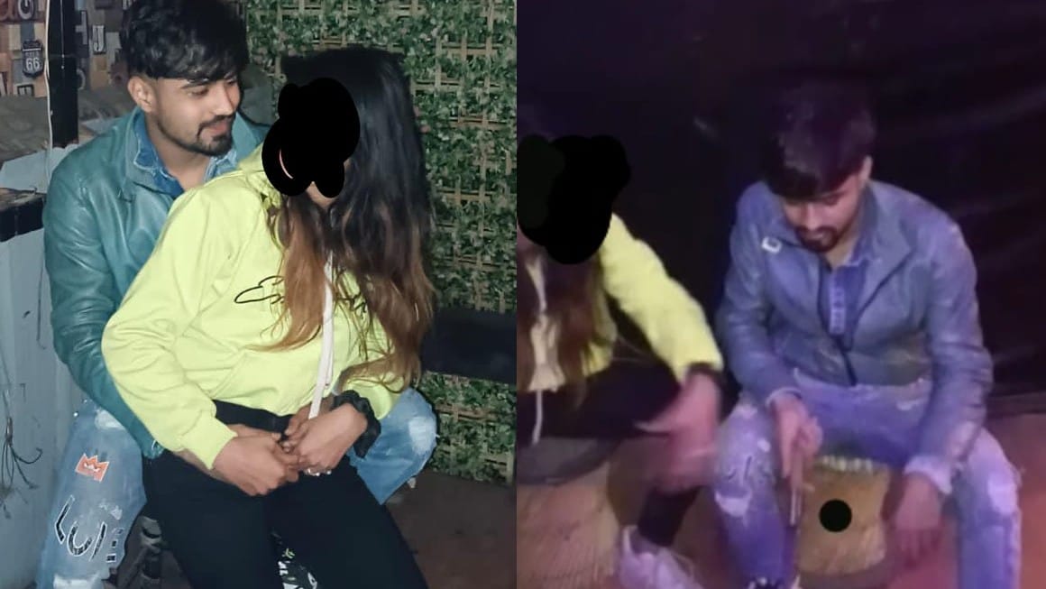 Love Jihad at bus stand, youth caught smoking charas with girl