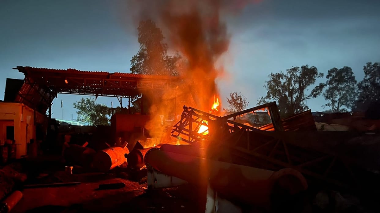fire accident in chhattisgarh; fire in chemical factory in bhilai