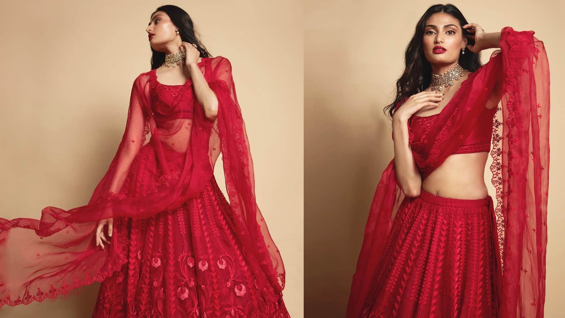 Rahul Athiya Wedding : Athiya Shetty and KL rahul will got married today bride look