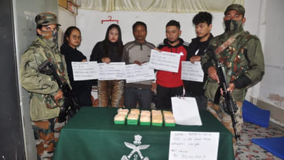 Brown sugar worth Rs 11 crore seized in east imphal district of manipur