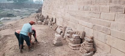 कालिंजर दुर्ग में मिली ऐतिहासिक धरोहर