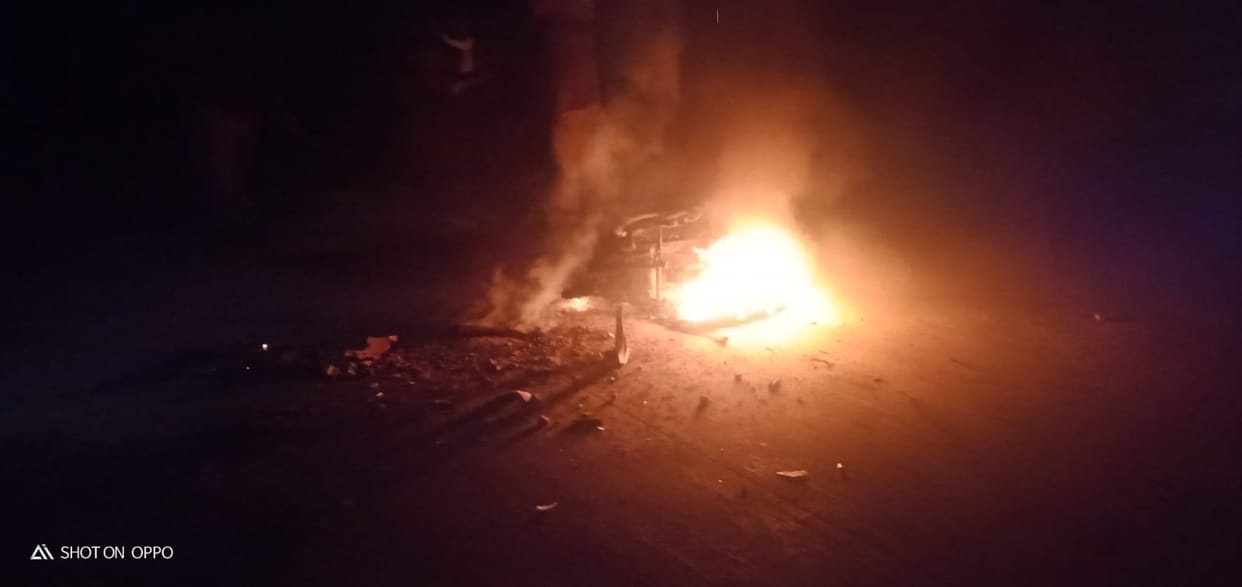 Three bikes collided with each other, two dead including BSC student, four seriously injured