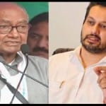 दिग्विजय सिंह और उत्पल पर्रिकर(फाइल)