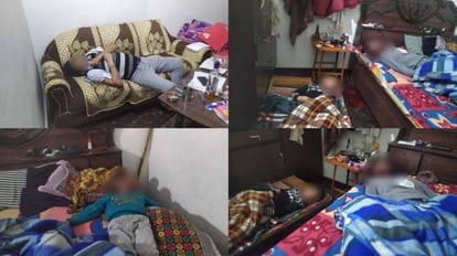 रोहतक के एक मकान में चार शव मिले।