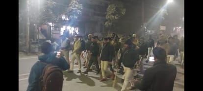 Attack on Patna Police: Firing on the police team that reached to catch the accused, flag march after tension