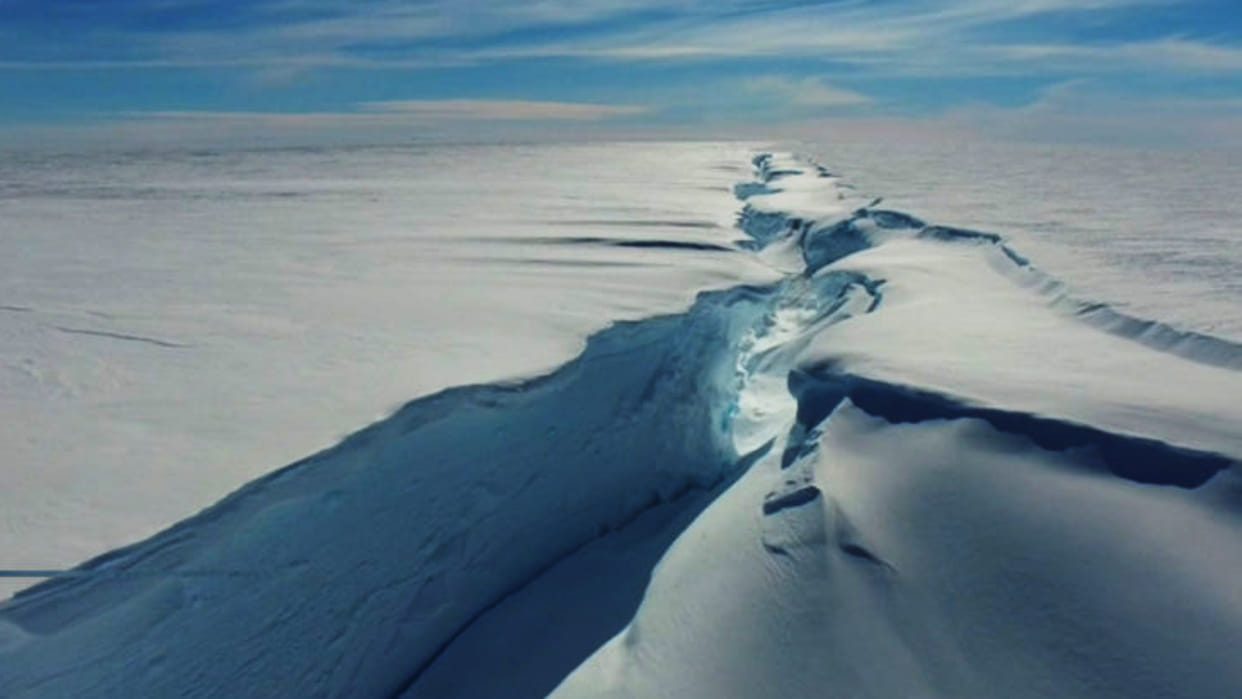 Giant Iceberg Almost The Size Of greater London  Breaks Off From Antarctic Ice Shelf