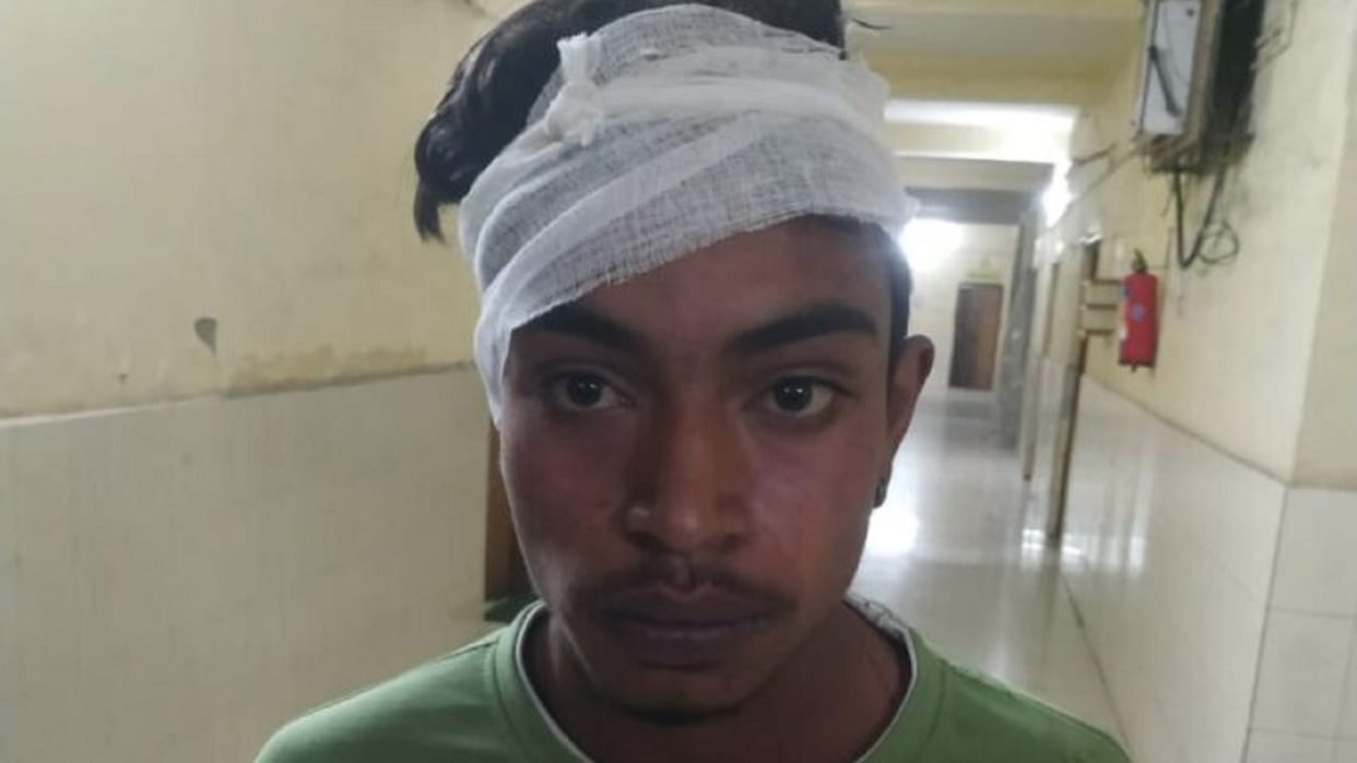 young man opened fire for abusing his mother in korba