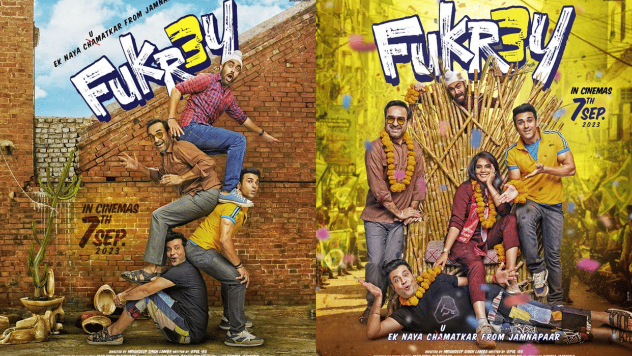 Fukrey 3 new promo release varun sharma pregnant with Richa Chadha child in pankaj tripathi Pulkit Samrat film