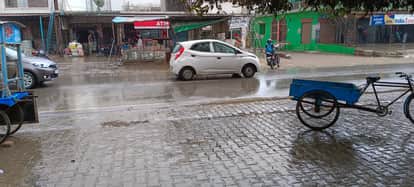 हस्तिनापुर में बारिश