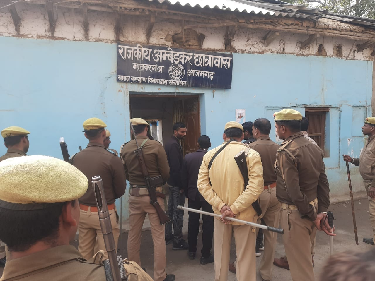 Harijan hostel vacated on the orders of the court, students' belongings taken out of the rooms