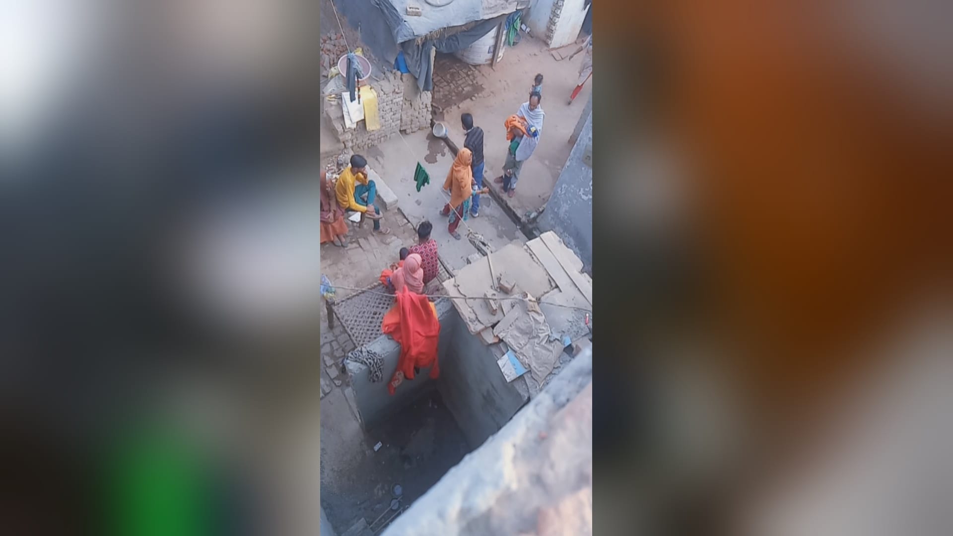 Baghpat: A man has beaten up his daughter but she asked for help to save his life video viral