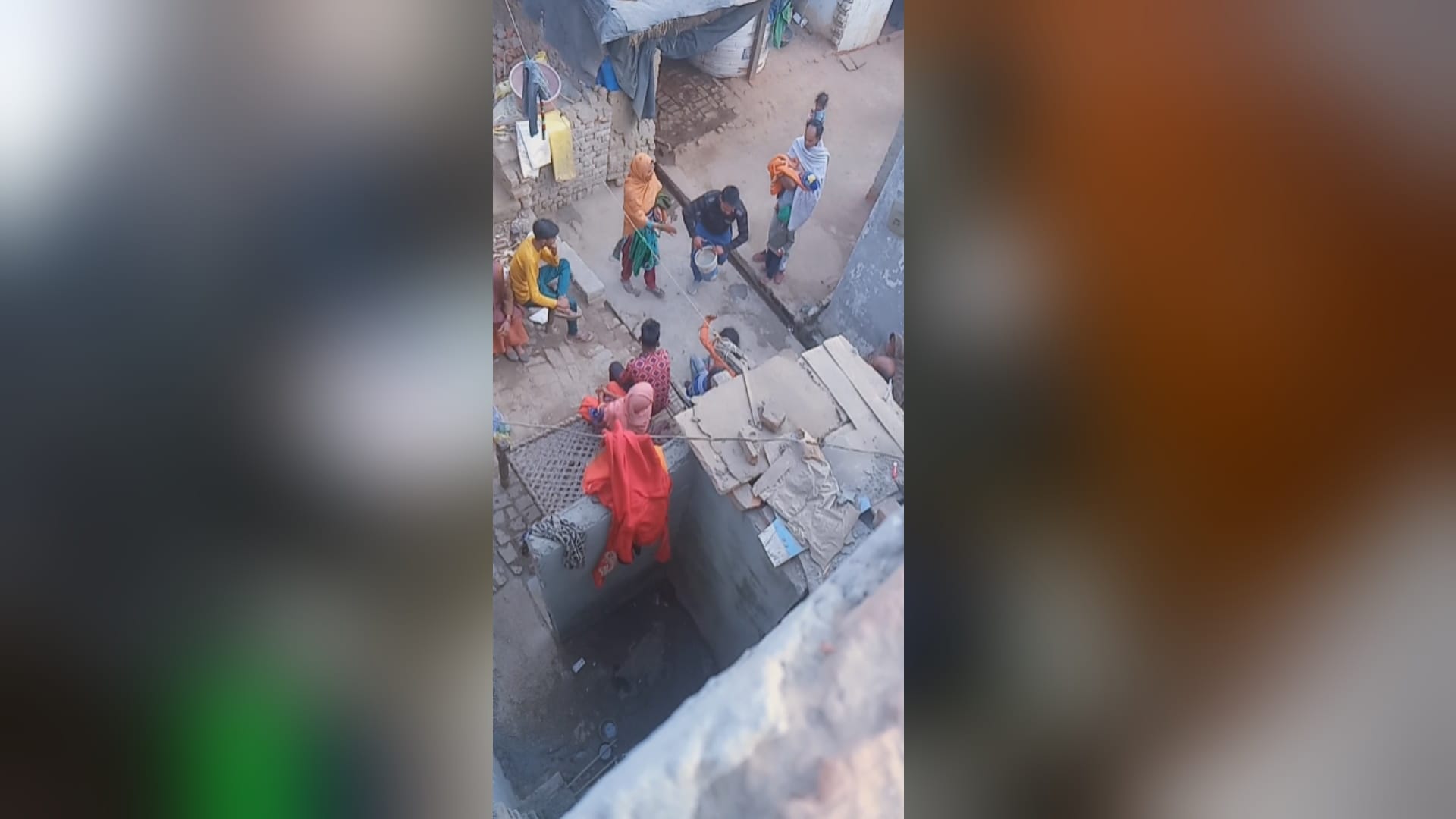 Baghpat: A man has beaten up his daughter but she asked for help to save his life video viral