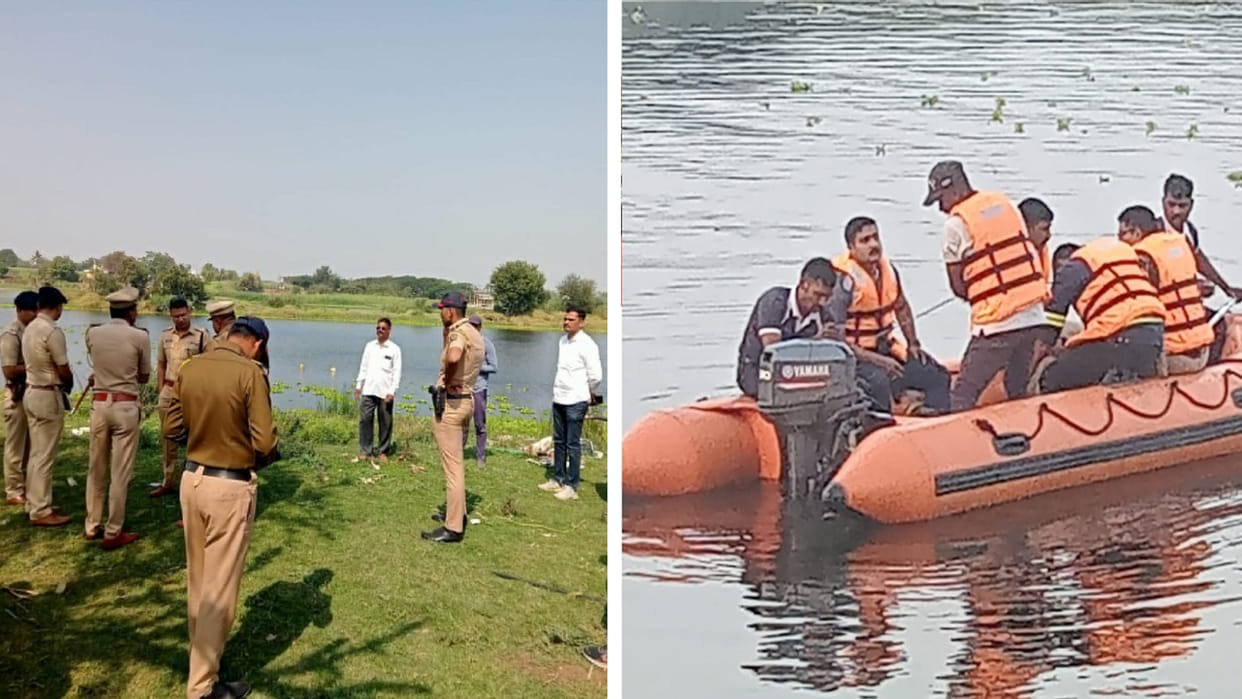 Maharashtra Dead bodies of seven members of same family found on banks of the river