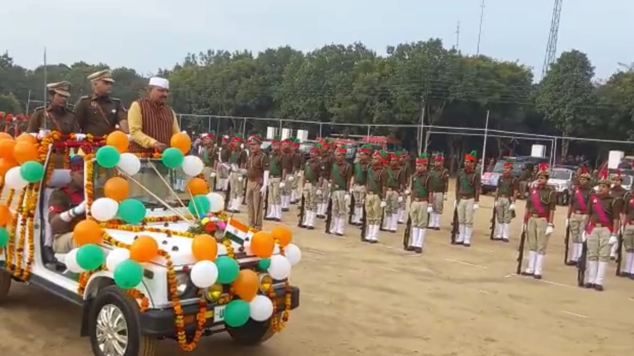 Baghpat: Policemen could not correct Harsh firing in full dress rehearsal of Republic Day, SP gave advice