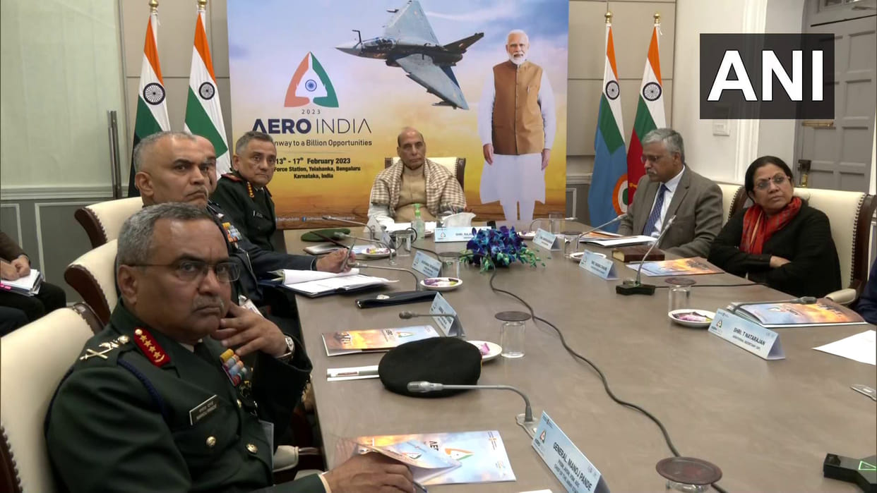 Rajnath singh reviews preparations for Aero India 731 exhibitors registered already