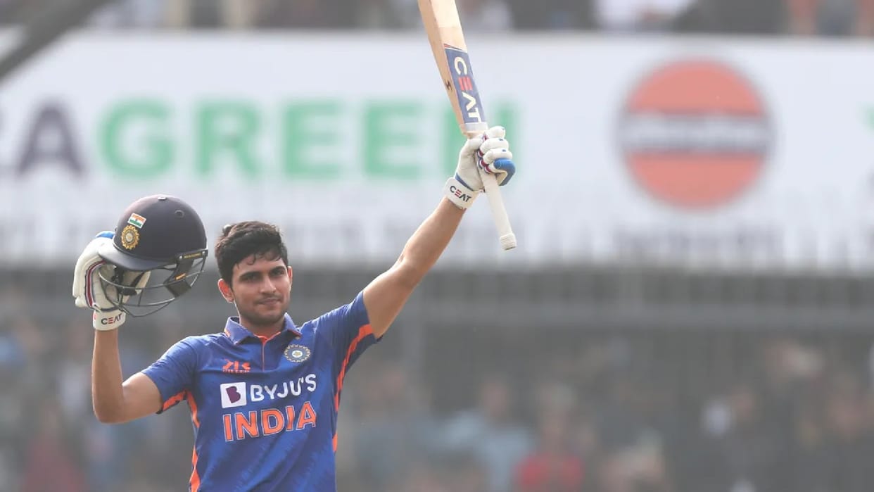 Shubman gill breaks virat Kohli record for most runs in three match Series ODI record equals babar azam
