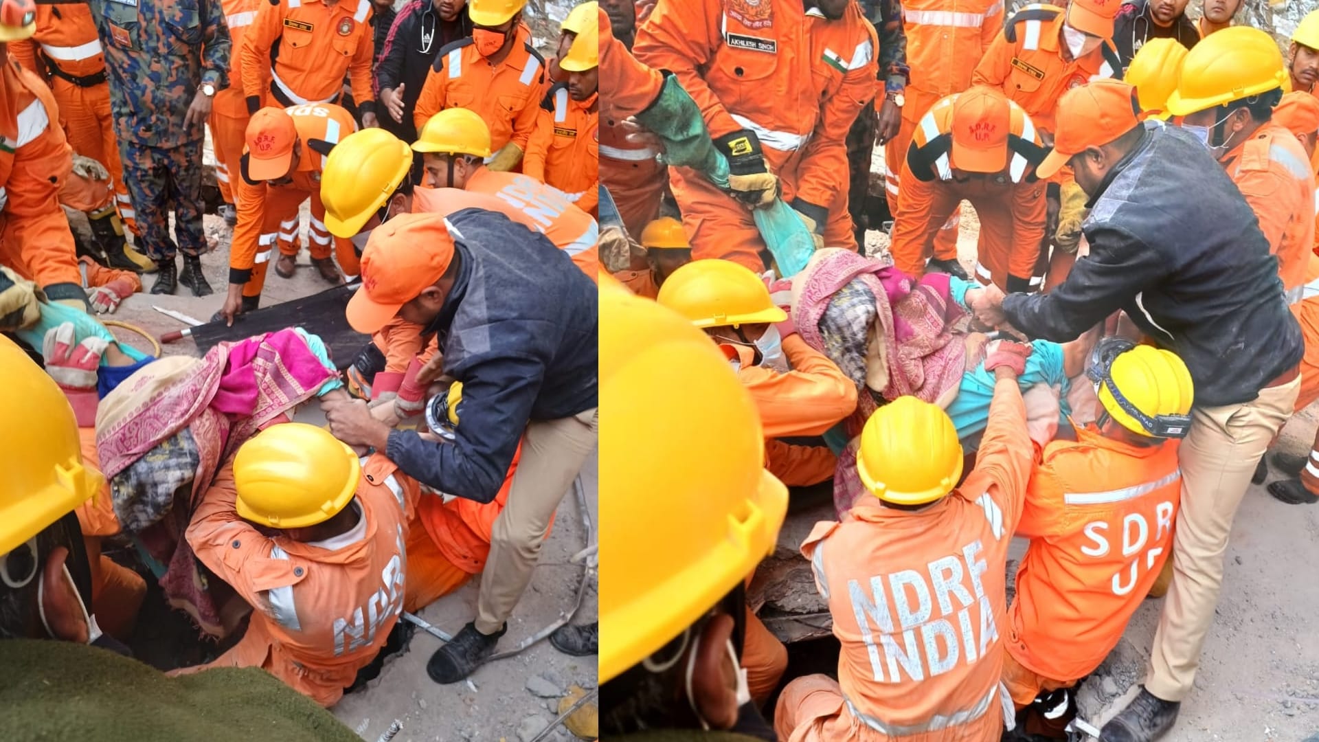 Rescue work continue in yazdan apartment collapse case.