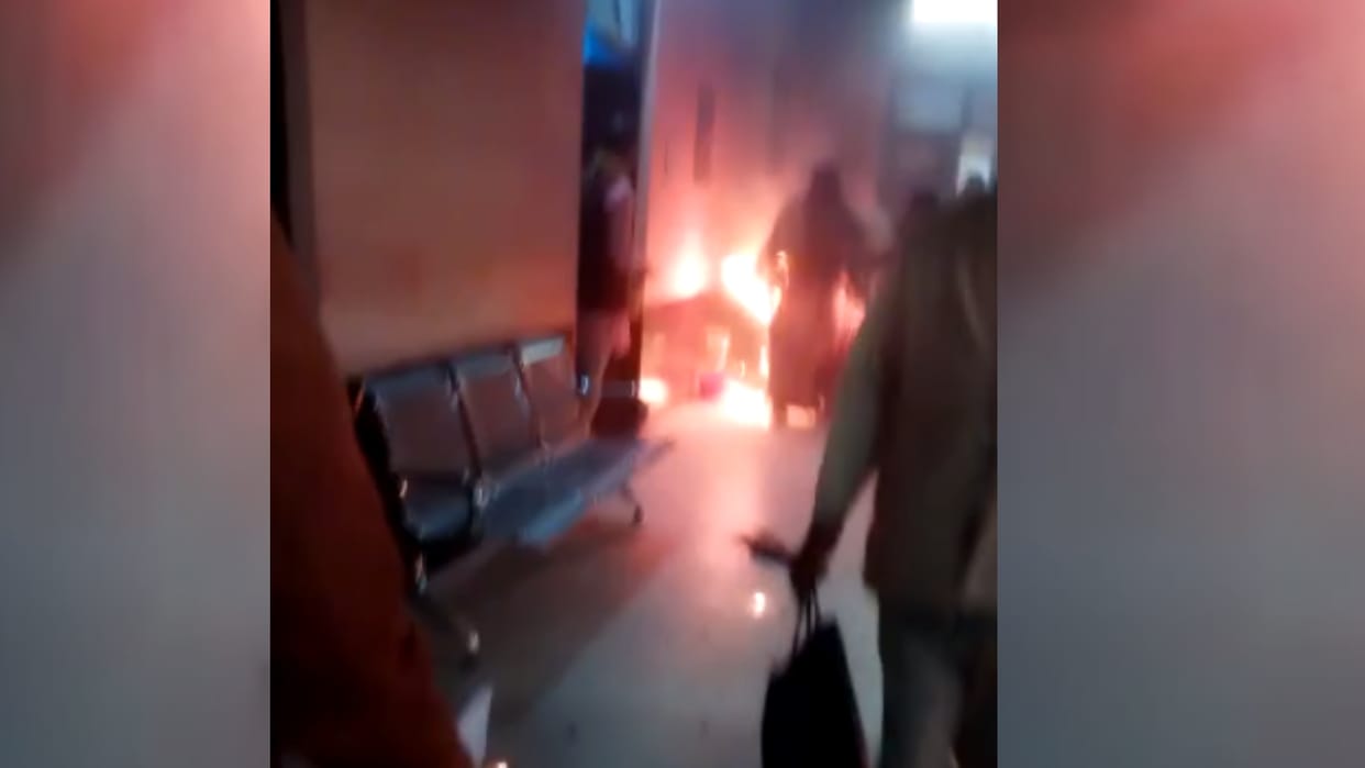 A man who did self immolate died in civil hospital in Lucknow.