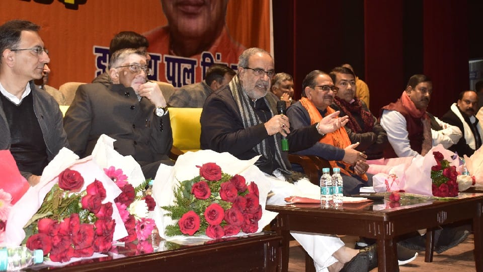 BJP state president Bhupendra Choudhary took meeting about MLC elections in Bareilly