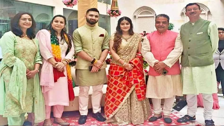 BJP President JP Nadda son Harish and Riddhi wedding Photos Rajmahal Palace in Jaipur Rajasthan