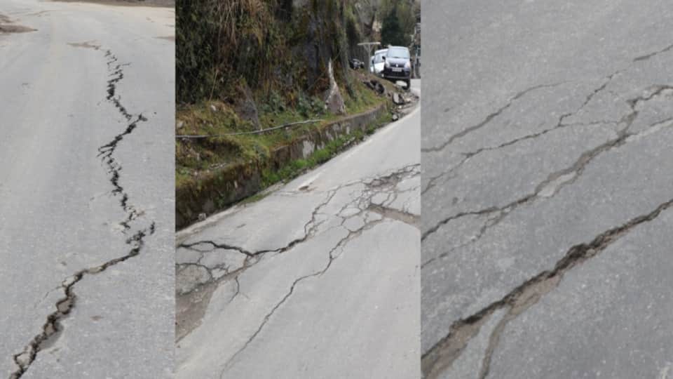 Joshimath Landslide changed map of Badrinath Highway road sinking every half kilometer