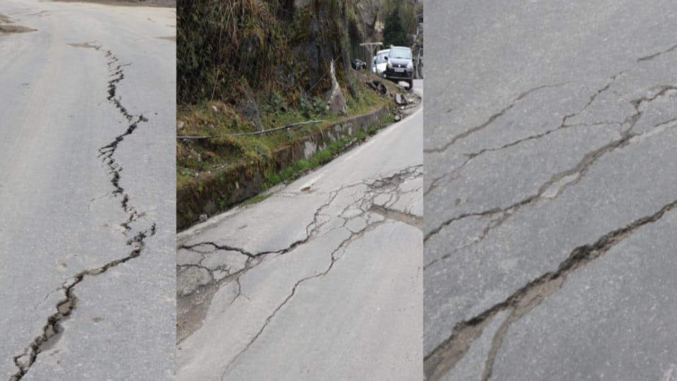 Joshimath Landslide changed map of Badrinath Highway road sinking every half kilometer