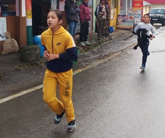 Sagar and Diya win in cross country