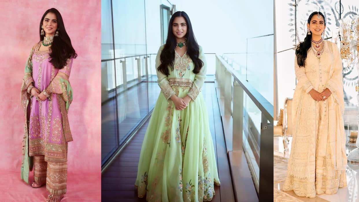Recreate Isha Ambani's traditional looks on a budget