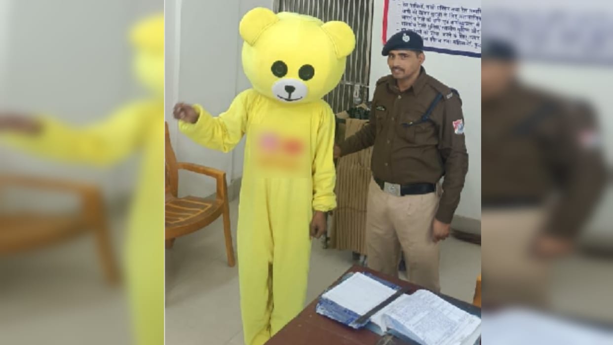 Reel maker caught posing as Mickey Mouse on railway track