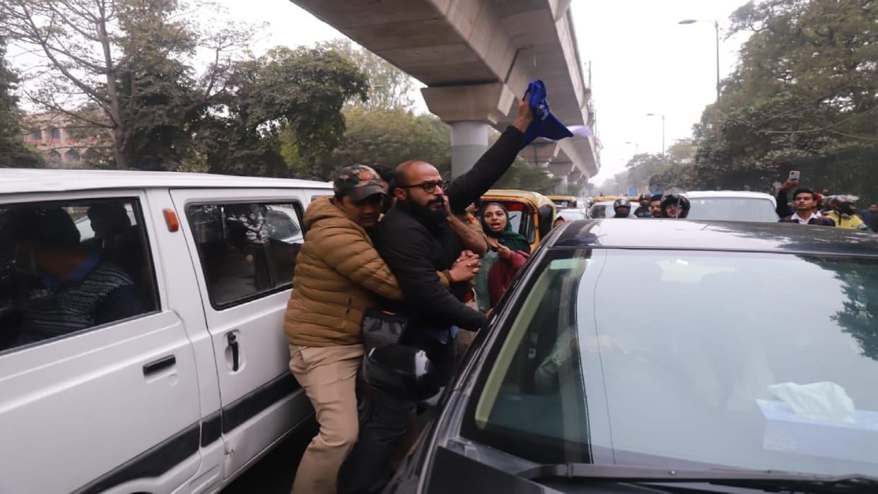 Uproar in Jamia University over screening of BBC documentary