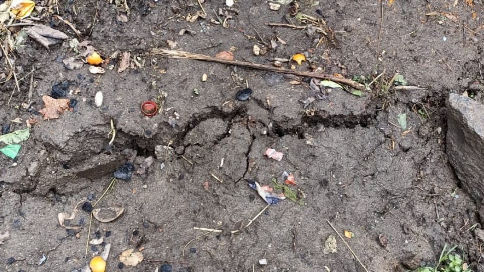Joshimath Is Sinking Cracks in Houses and fields become big after rainfall