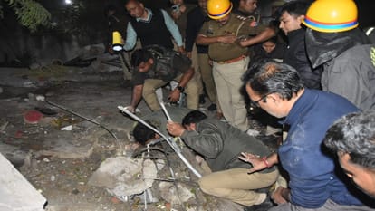 Lucknow Building Alaya Apartment accident Screams kept echoing from the debris Relatives kept crying outside
