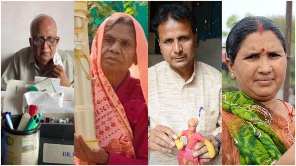 Padma Shri Award to Dr MC Dawar Jodhaiya Bai Ramesh and Shanti Parmar of Madhya Pradesh