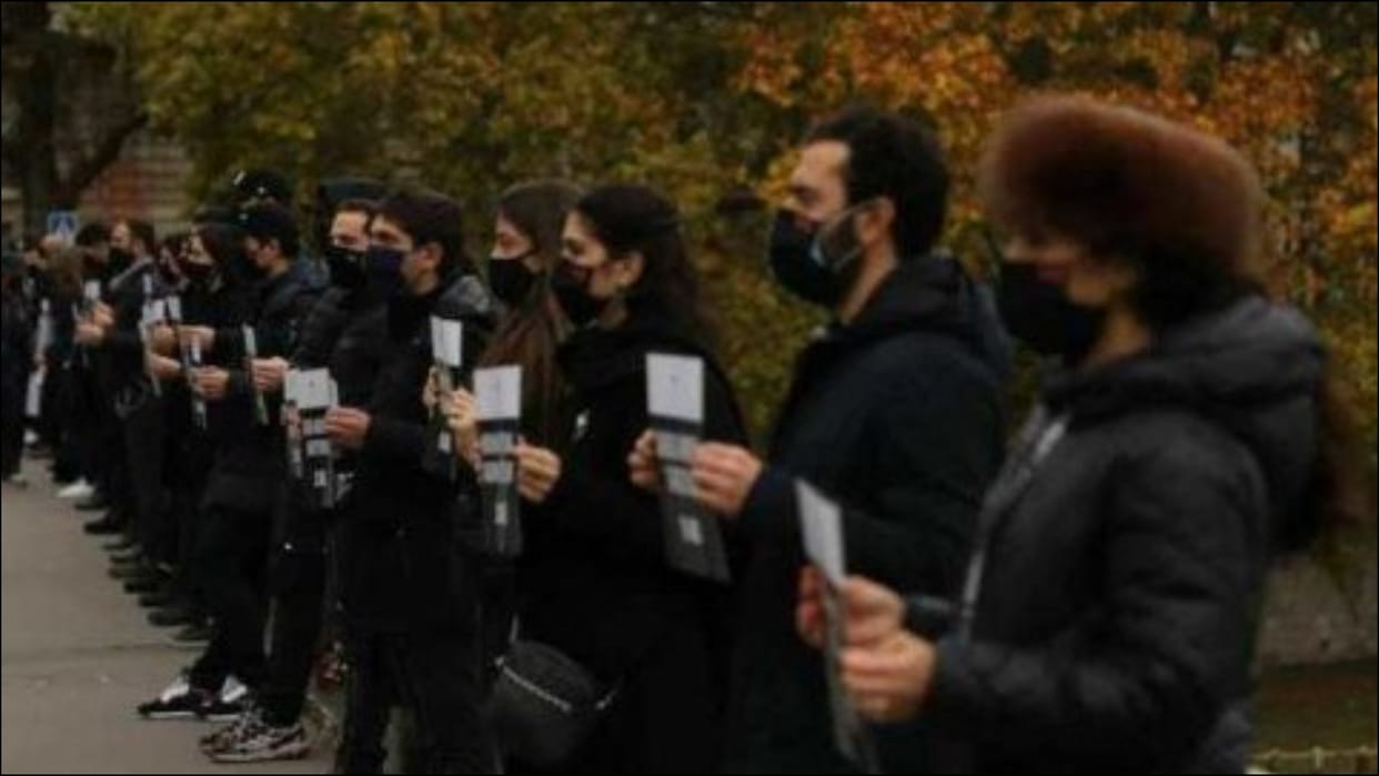 France Women activists protest in Paris against anti-abortion demonstrations