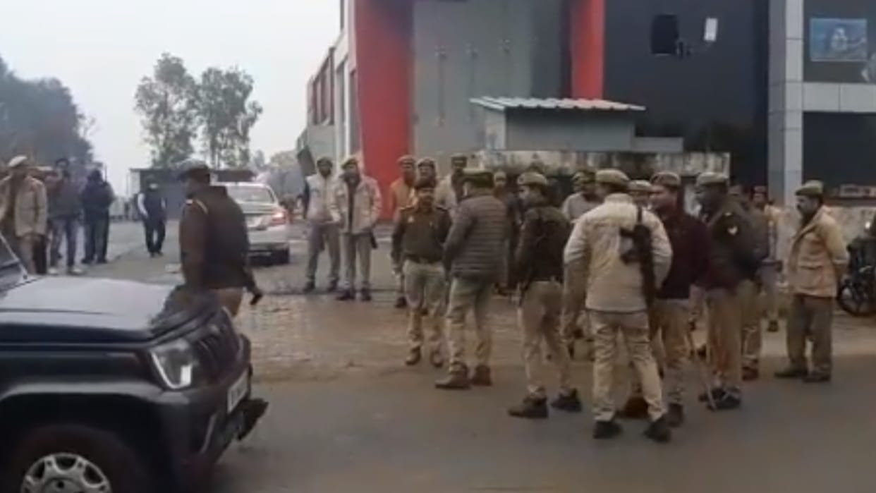 Protest against film Pathan in districts in Uttar Pradesh.