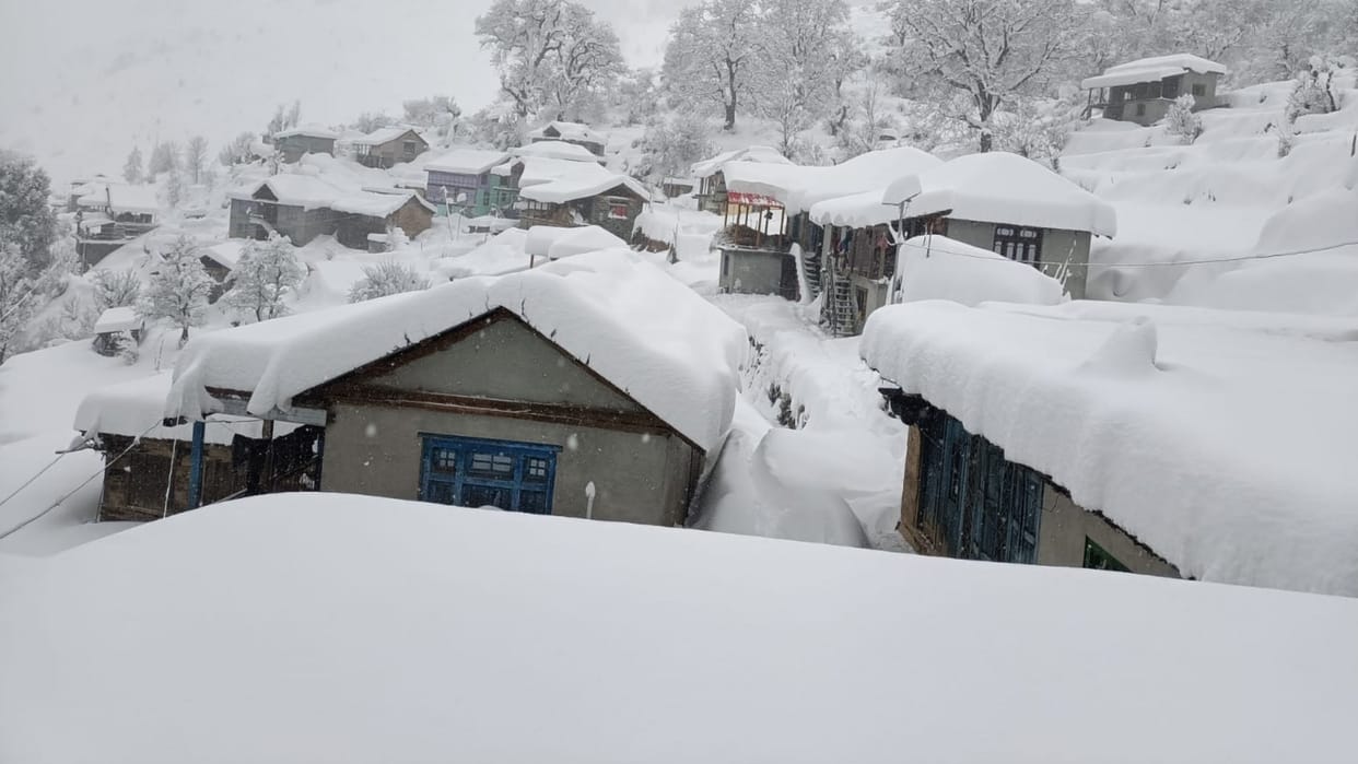 Snowfall In Himachal Prdaesh 262 Road Blocked 889 Power Transformer and 29 Water Supply Schemes Disrupted