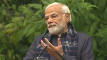 PM Narendra Modi interacts with NCC cadets NSS volunteers performers who are part of Republic Day programme