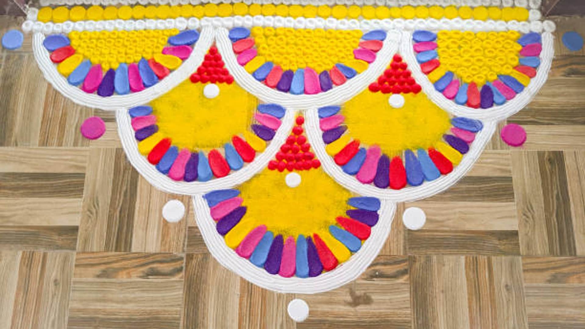 Makar Sankranti 2024 Rangoli Designs Images simple rangoli design for home