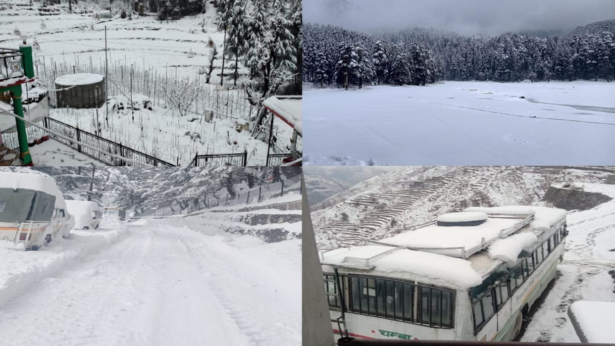 Himachal weather, Avalanche occurred at three places, warning for five districts, 239 roads including Atal Tun