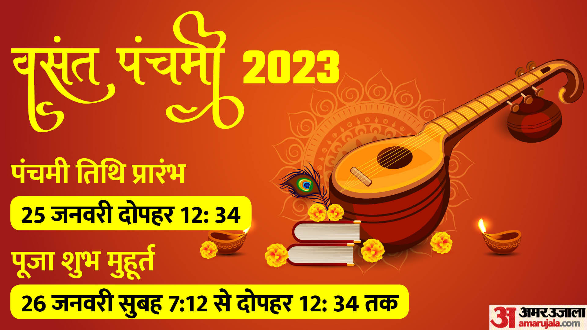 Basant Panchami 2023 Date Puja Vidhi Saraswati Puja Shubh Muhurat Timing Mantra And Story
