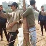 पेड़ से बांधकर पत्रकार की पिटाई
