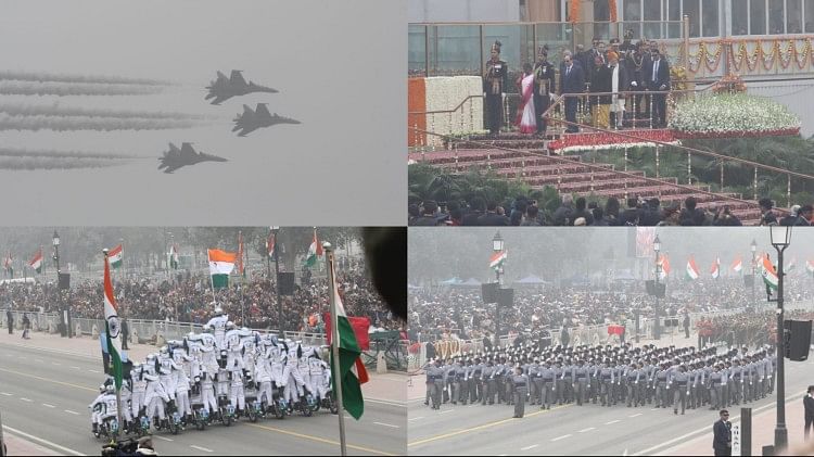 74 Republic Day First Time Parade On Kartavya Path See Photos And Read Detail Amar Ujala Hindi 