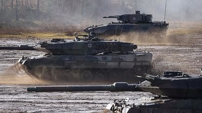 Russia-Ukraine War- leopard 2 tank