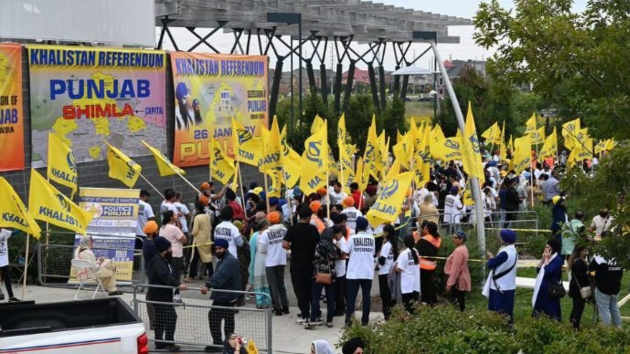 khalistan support in australia increasing indian high commission complained about vandalise hindu temple