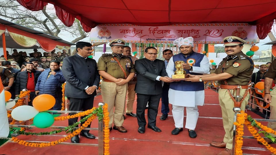74th Republic Day celebrated with enthusiasm officers and employees honored for excellent work