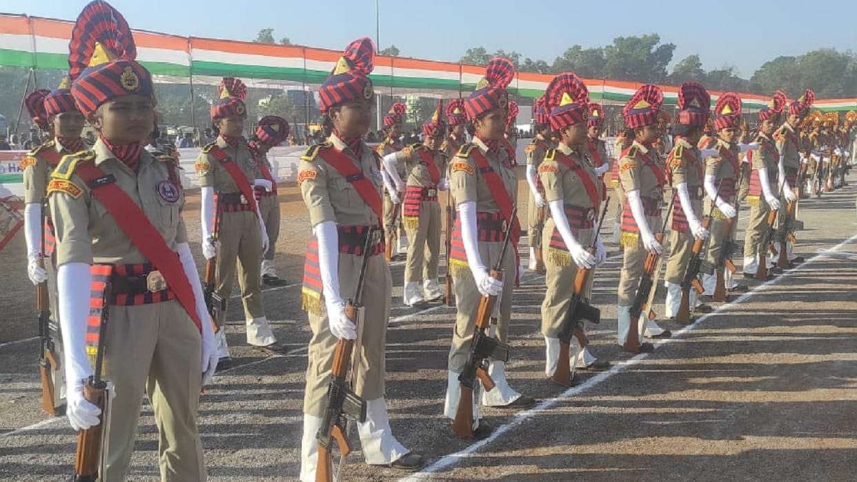 third gender participated in rpublic day parade in chhattisgarh