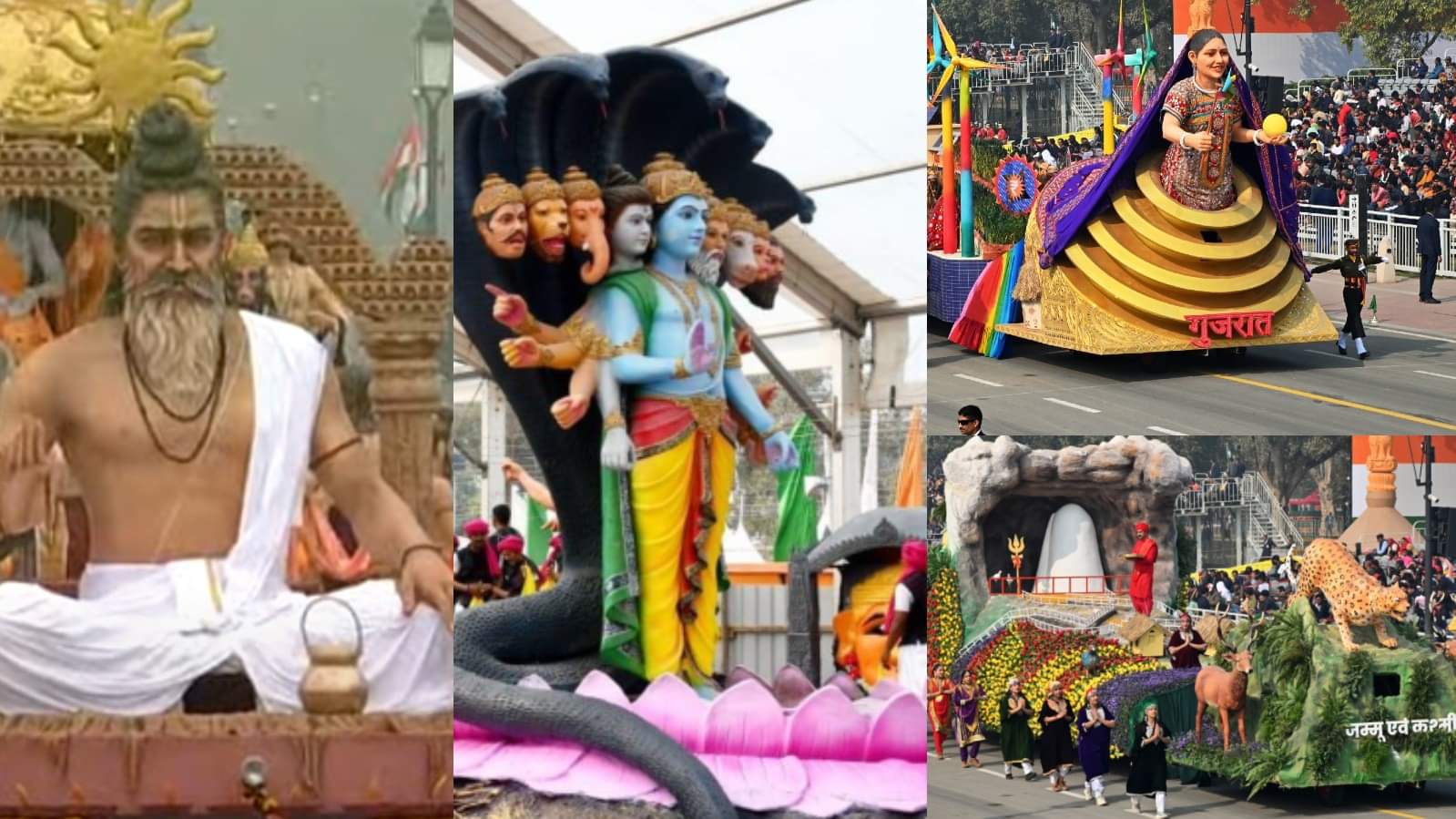 Republic Day: From Deepotsav of Ayodhya to the great form of Lord Krishna, 10 beautiful tableaux in pictures
