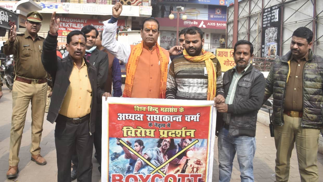 film Pathan super hit on first day amid protests